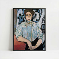 Greta Moll (1908) by Henri Matisse – Art Print - Art print in black frame