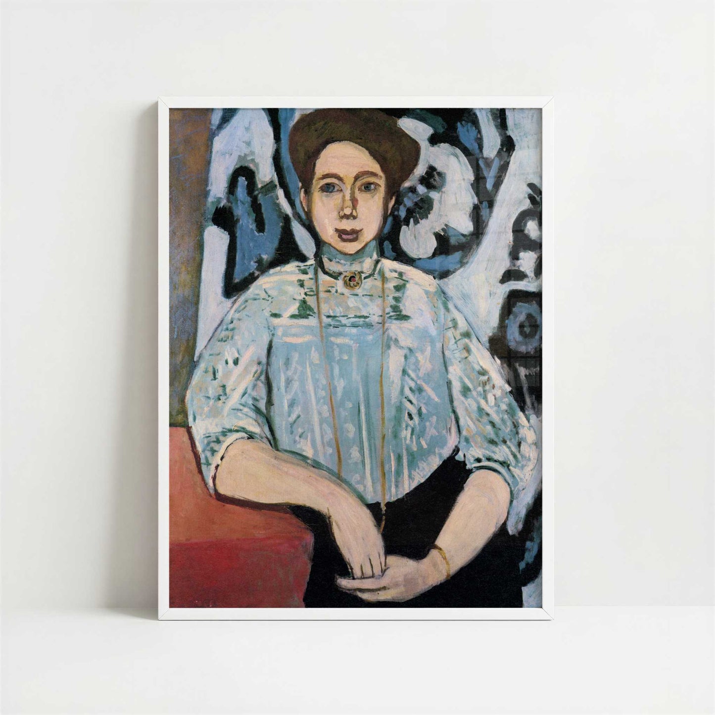 Greta Moll (1908) by Henri Matisse – Art Print - Art print in white frame