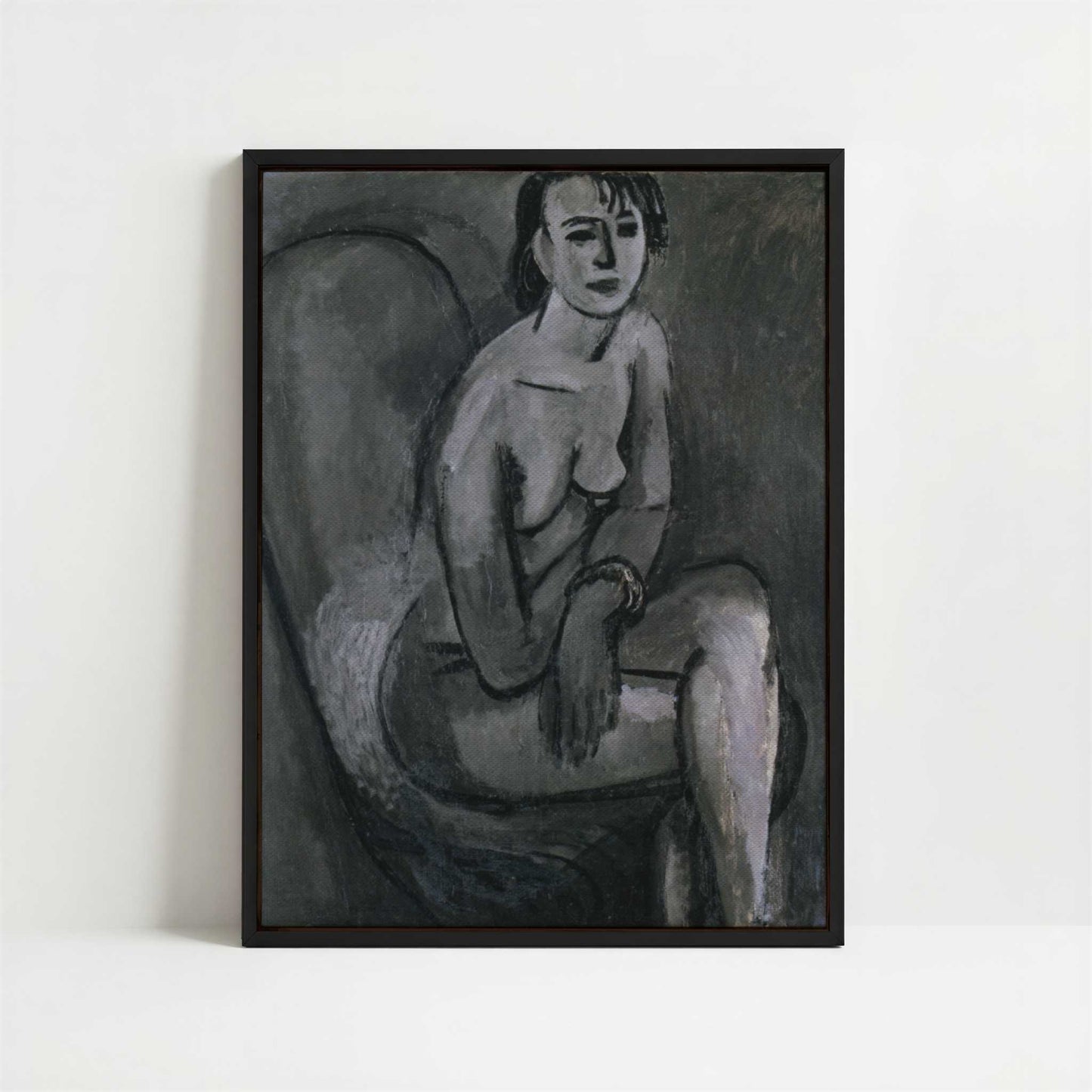 Framed Canvas - Framed canvas in black frame