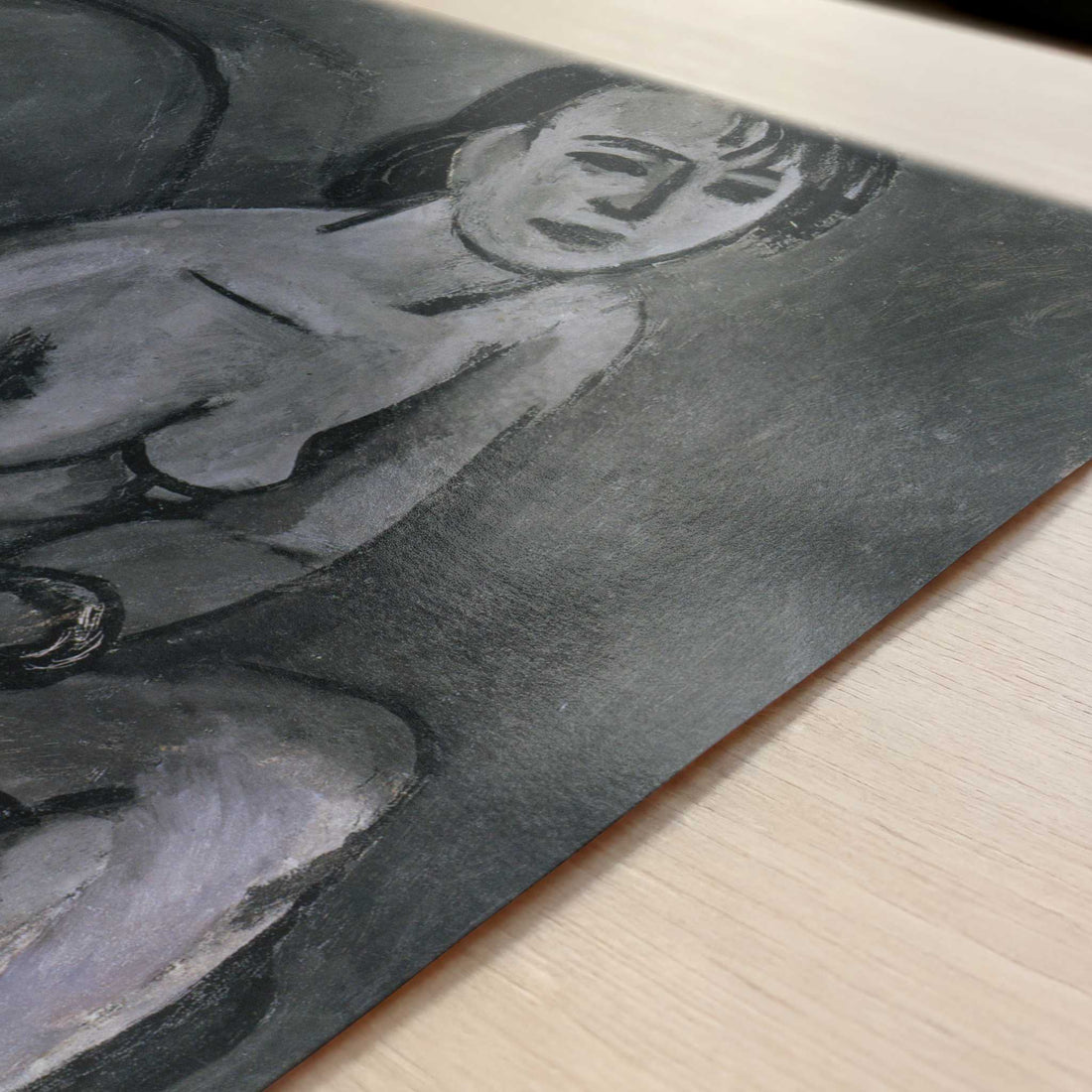 Grey Nude with Bracelet (1913) by Henri Matisse – Art Print - Close-up detail of the art print