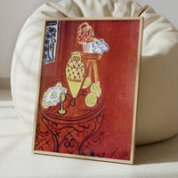 Interior in Venetian Red (1946) by Henri Matisse – Art Print - Interior inspiration