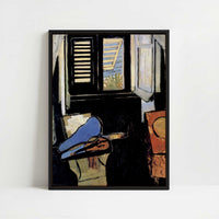 Framed Canvas - Framed canvas in black frame