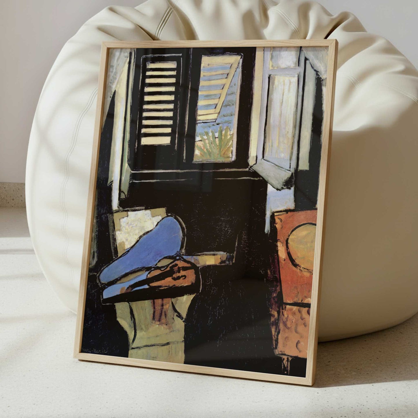 Interior with Violin (1917-18) by Henri Matisse – Art Print - Interior inspiration