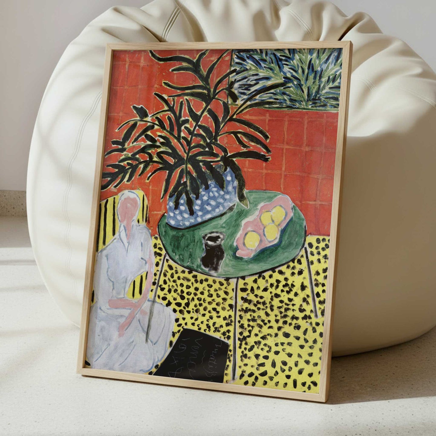 Interior with a Black Fern (1948) by Henri Matisse – Art Print - Interior inspiration
