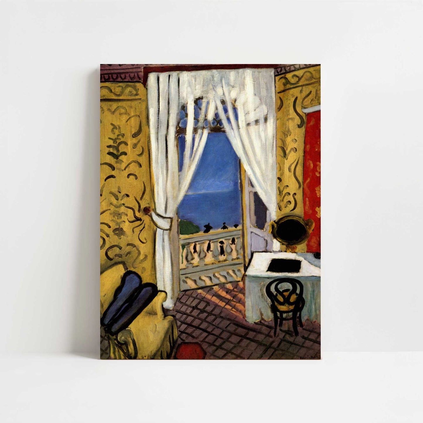Interior with a Violin Case (1918-19) by Henri Matisse – Art Print - Unframed art print