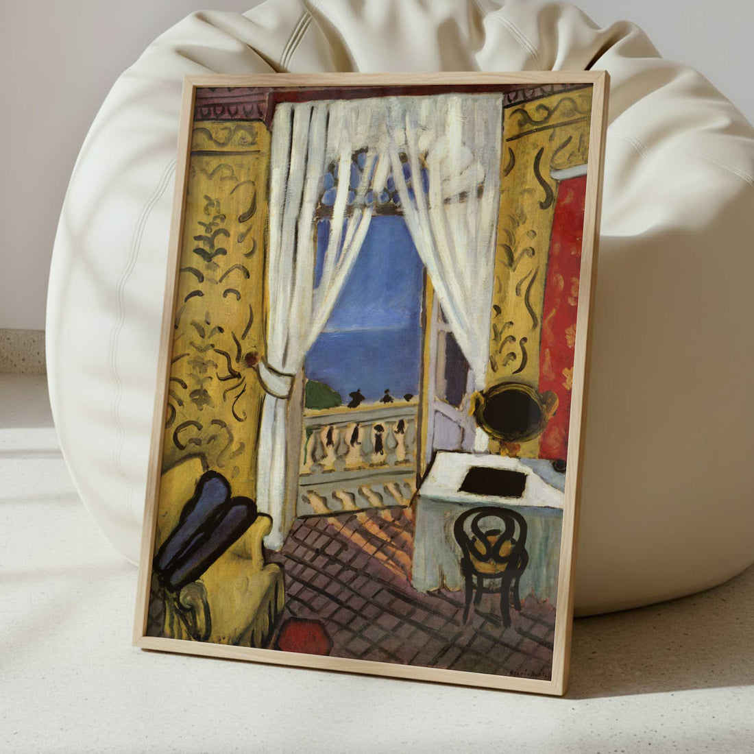Interior with a Violin Case (1918-19) by Henri Matisse – Art Print - Interior inspiration
