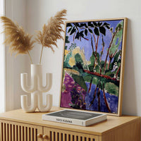 Framed Canvas - Framed canvas in a stylish interior setting