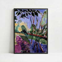 La Berge (1907) by Henri Matisse – Art Print - Art print in black frame