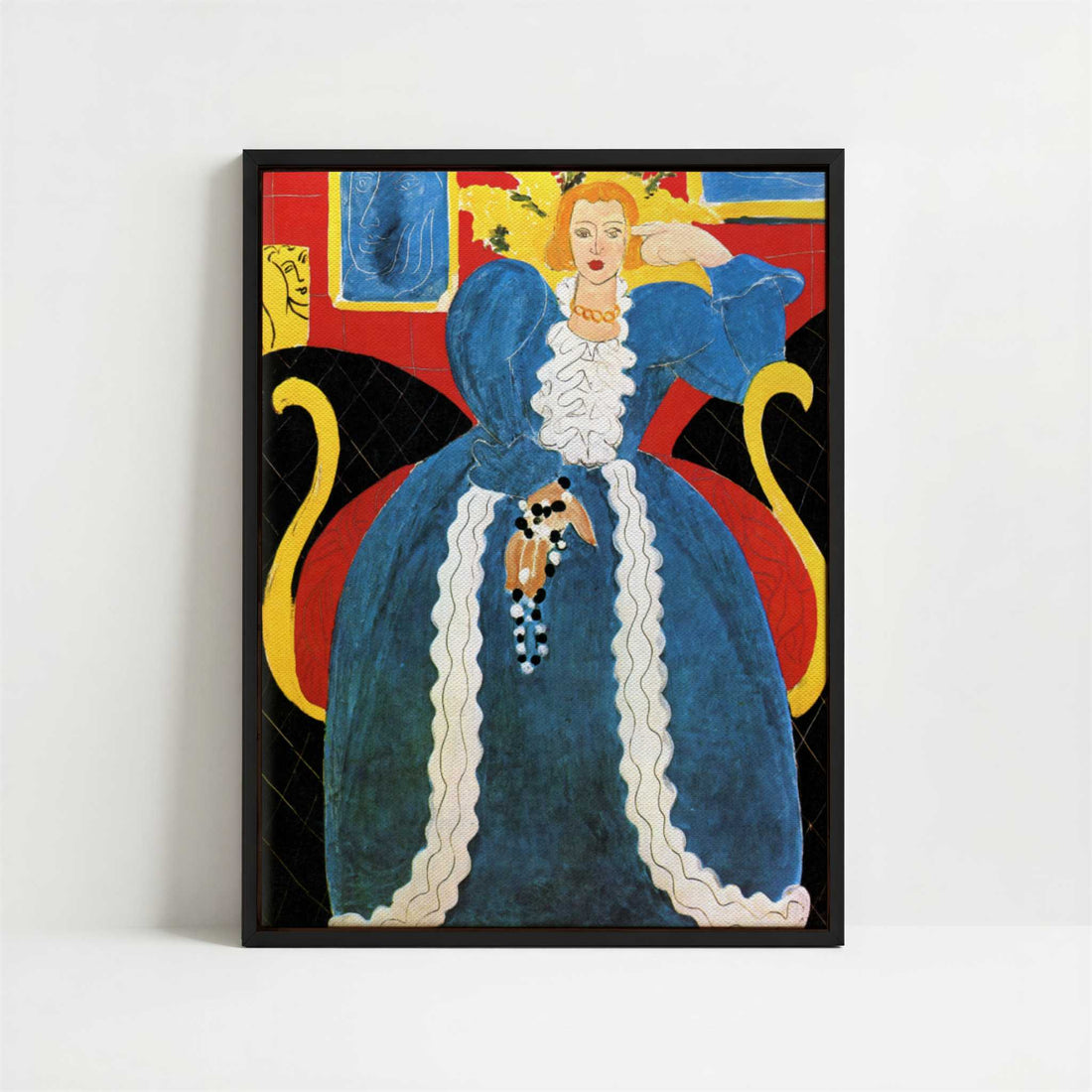 Framed Canvas - Framed canvas in black frame