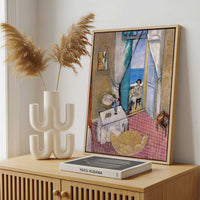 Framed Canvas - Framed canvas in a stylish interior setting