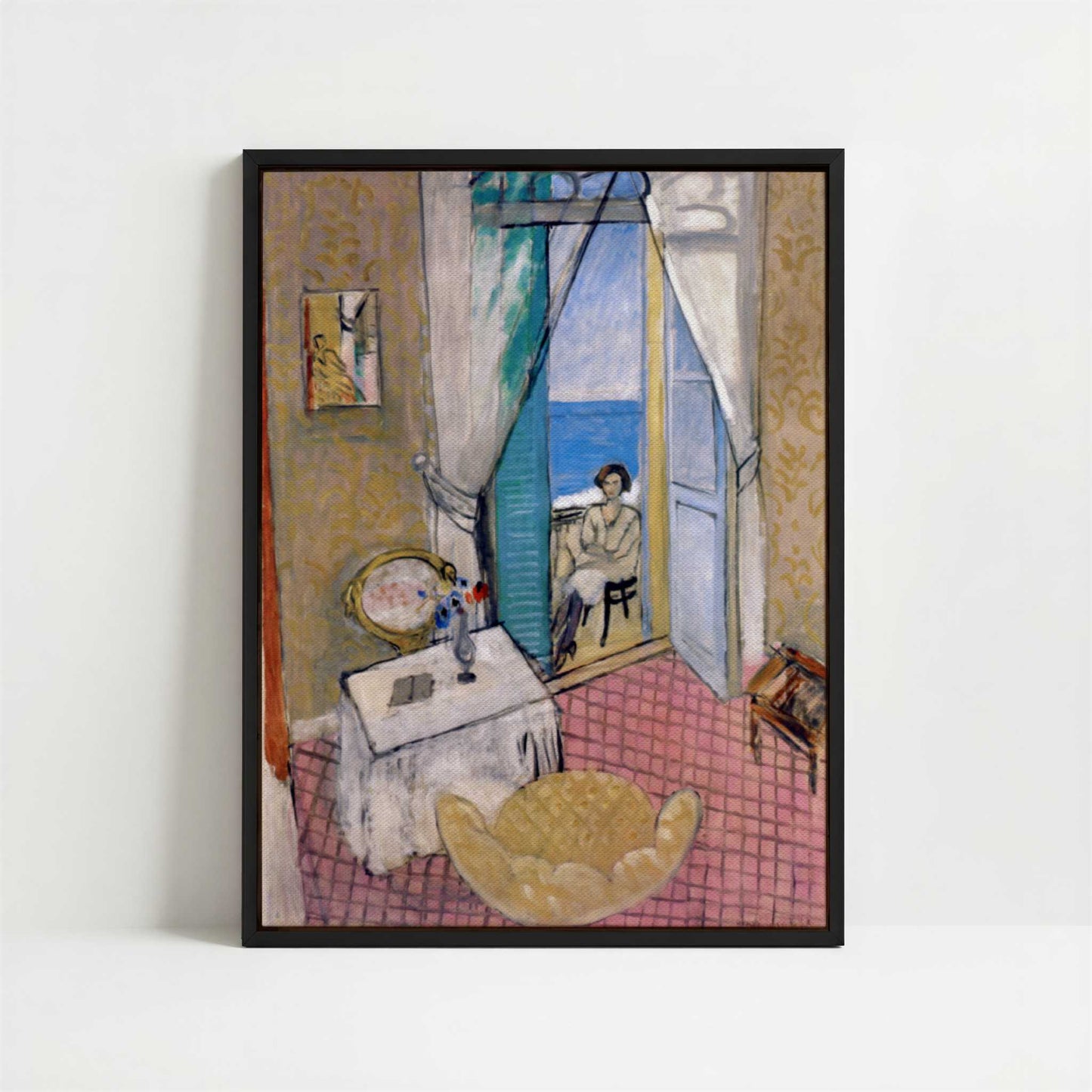 Framed Canvas - Framed canvas in black frame