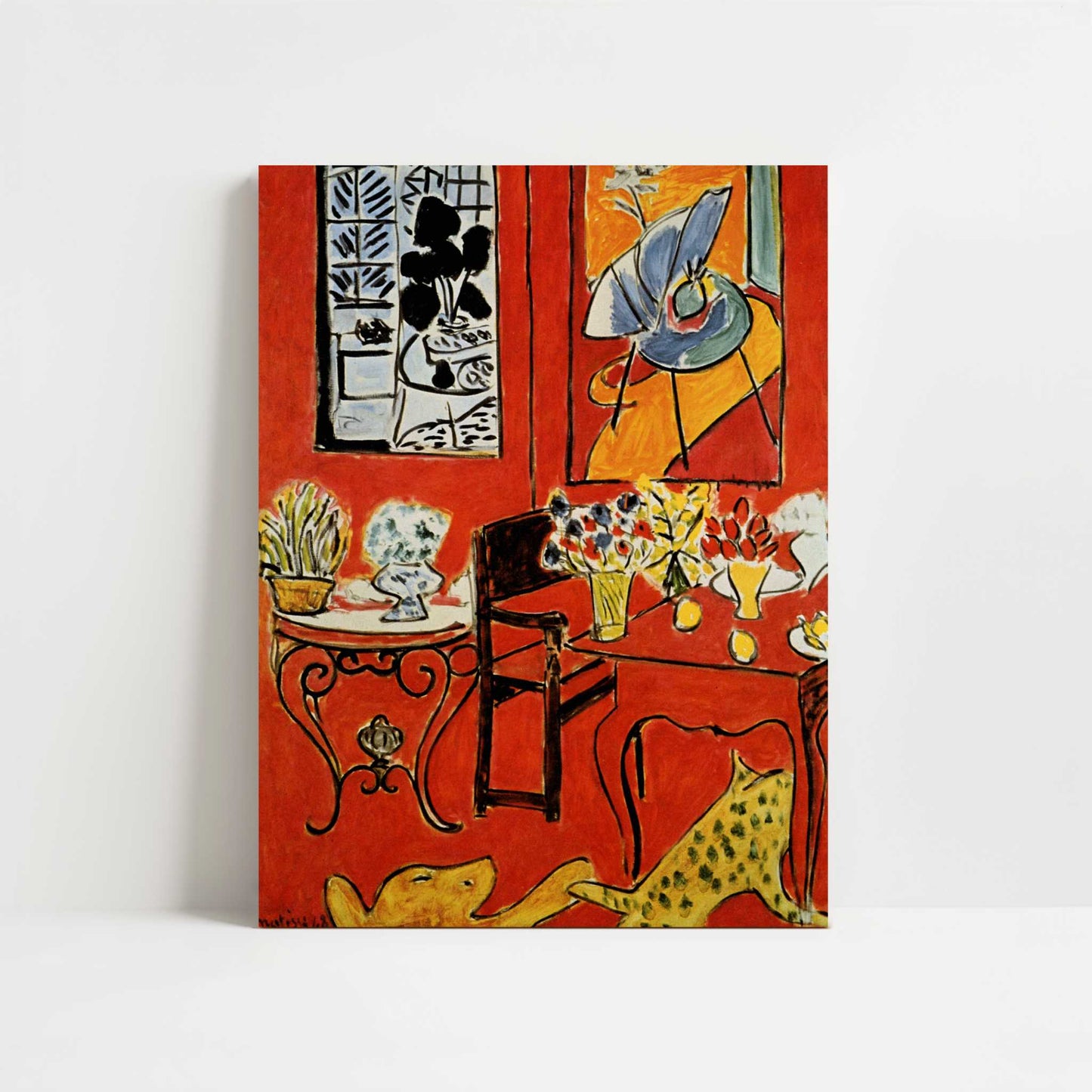 Large Red Interior (1948) by Henri Matisse – Art Print - Unframed art print