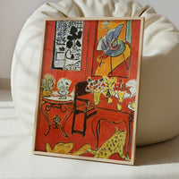 Large Red Interior (1948) by Henri Matisse – Art Print - Interior inspiration