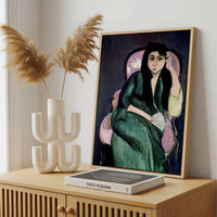 Framed Canvas - Framed canvas in a stylish interior setting
