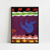 Framed Canvas - Framed canvas in black frame