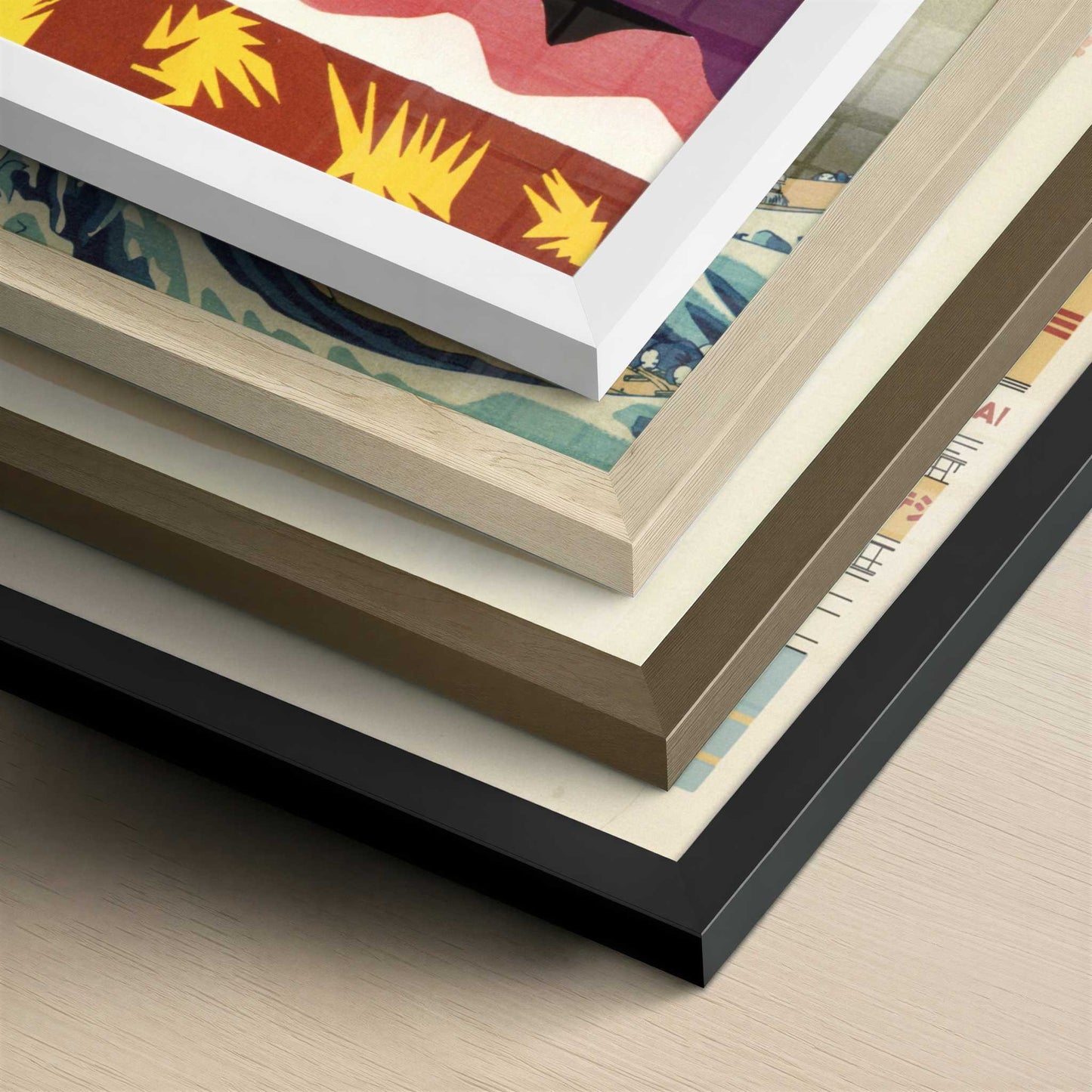 Le Toboggan (1943) by Henri Matisse – Art Print - Close-up detail of the different frames