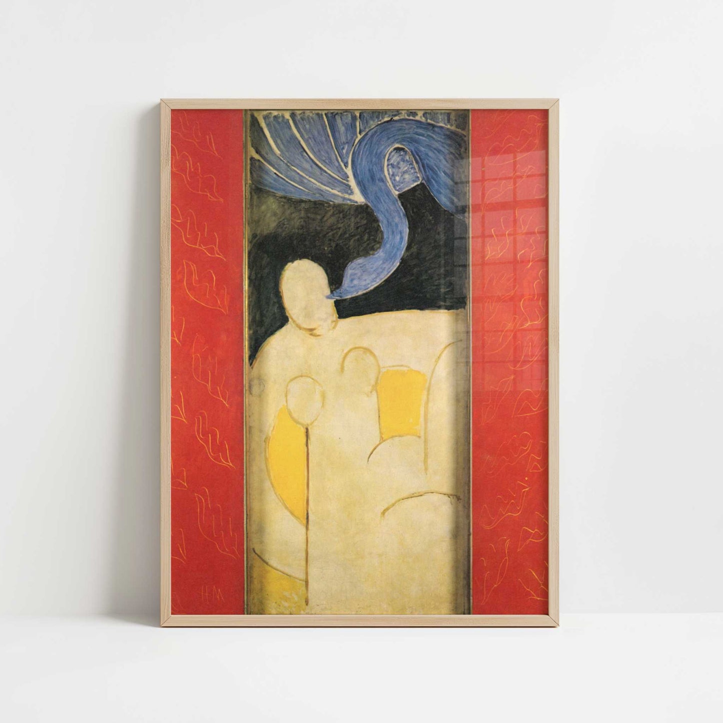 Leda & the Swan (1944-46) by Henri Matisse – Art Print - Art print in oak frame