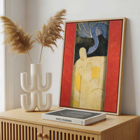 Framed Canvas - Framed canvas in a stylish interior setting