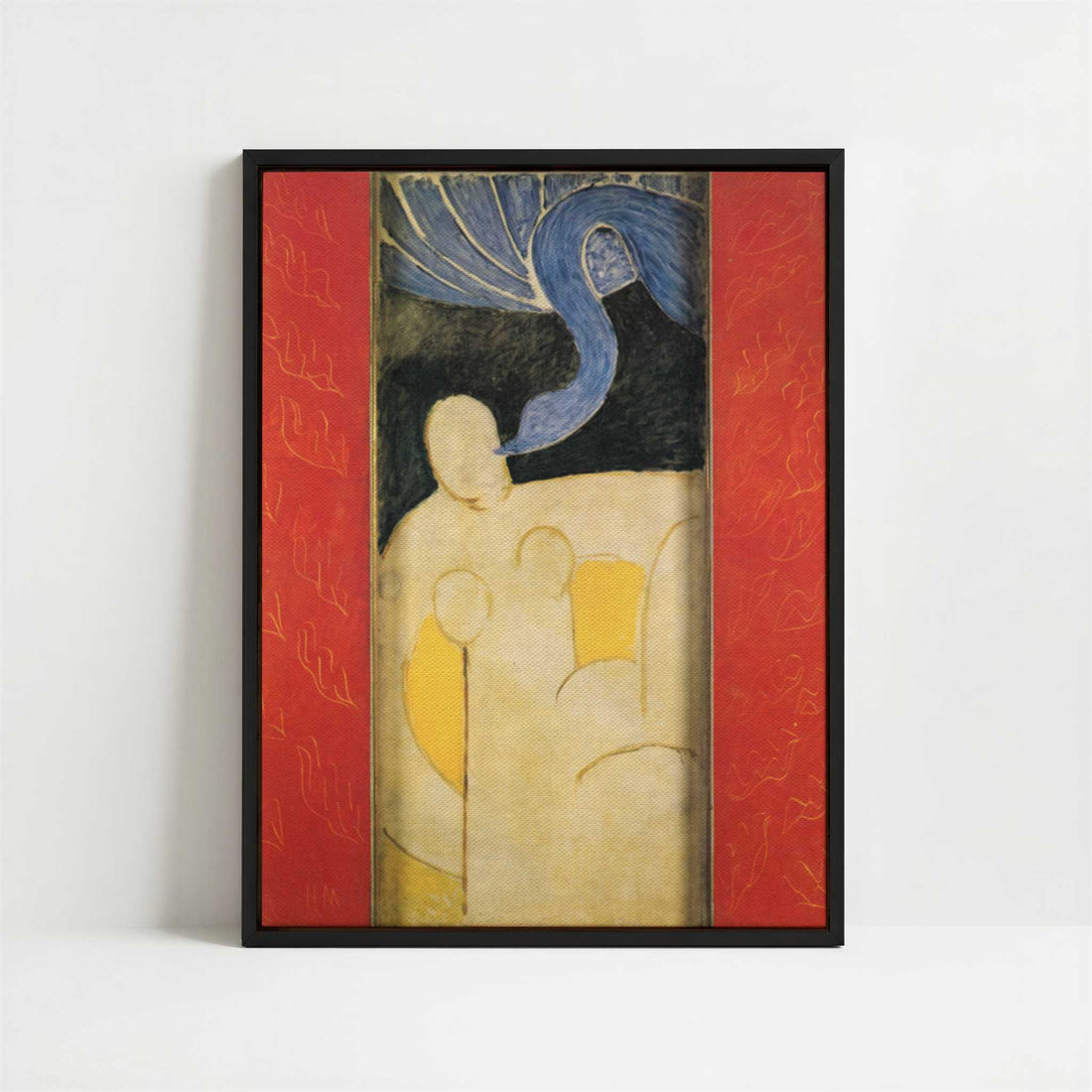 Framed Canvas - Framed canvas in black frame