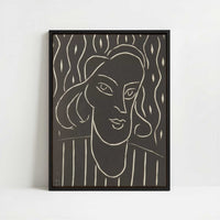 Framed Canvas - Framed canvas in black frame