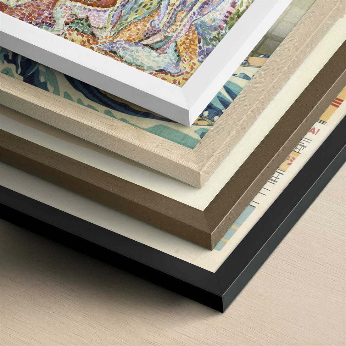 Luxe (1904) by Henri Matisse – Art Print - Close-up detail of the different frames