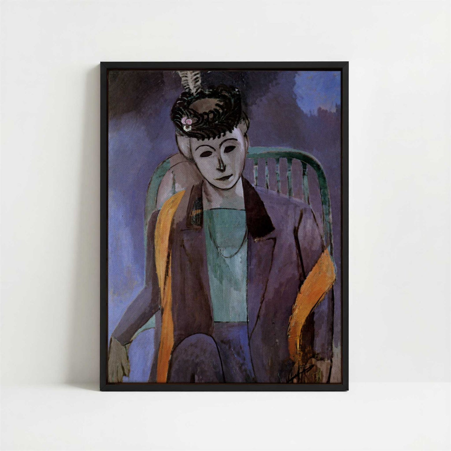 Framed Canvas - Framed canvas in black frame