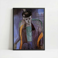 Madame Matisse 1 (1913) by Henri Matisse – Art Print - Art print in black frame