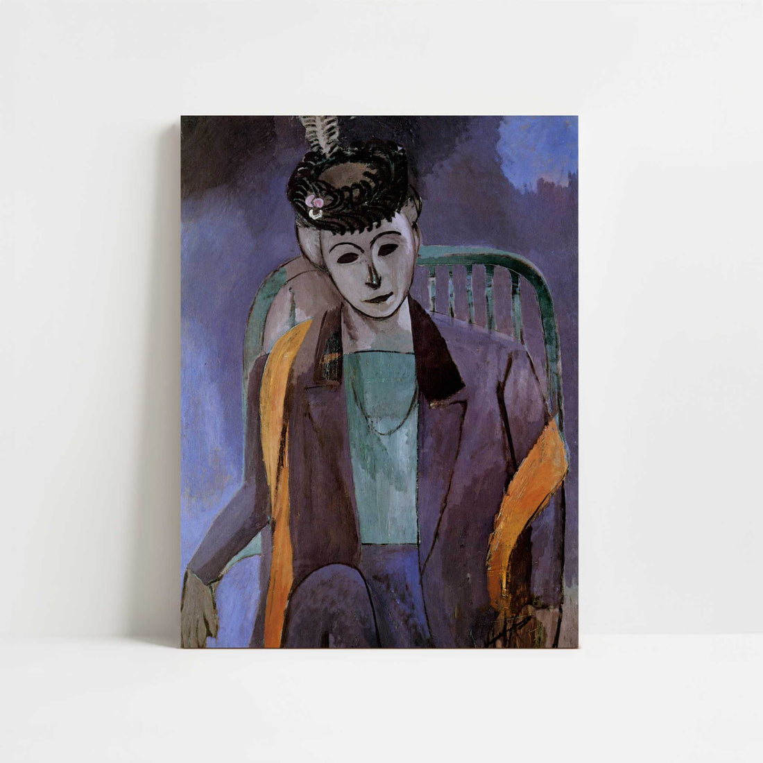 Madame Matisse 1 (1913) by Henri Matisse – Art Print - Unframed art print
