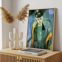 Framed Canvas - Framed canvas in a stylish interior setting