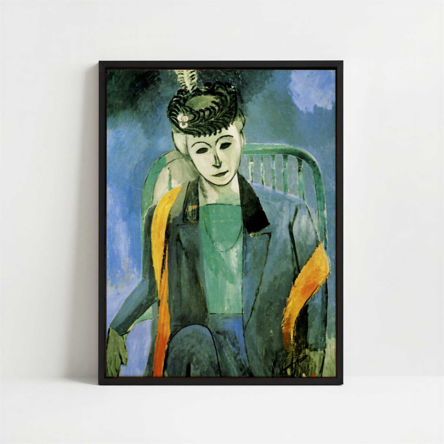 Framed Canvas - Framed canvas in black frame