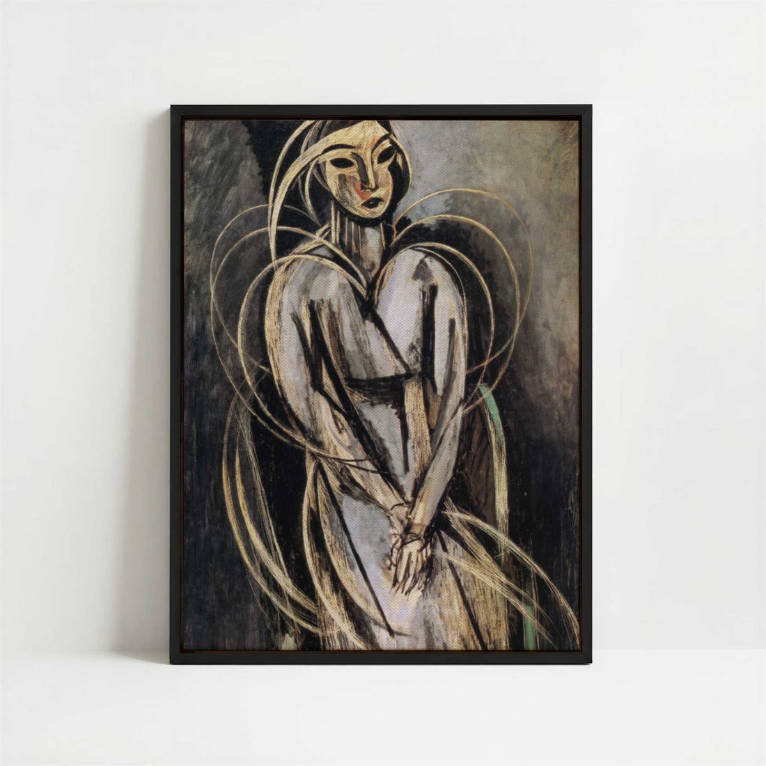 Framed Canvas - Framed canvas in black frame