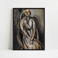 Framed Canvas - Framed canvas in black frame