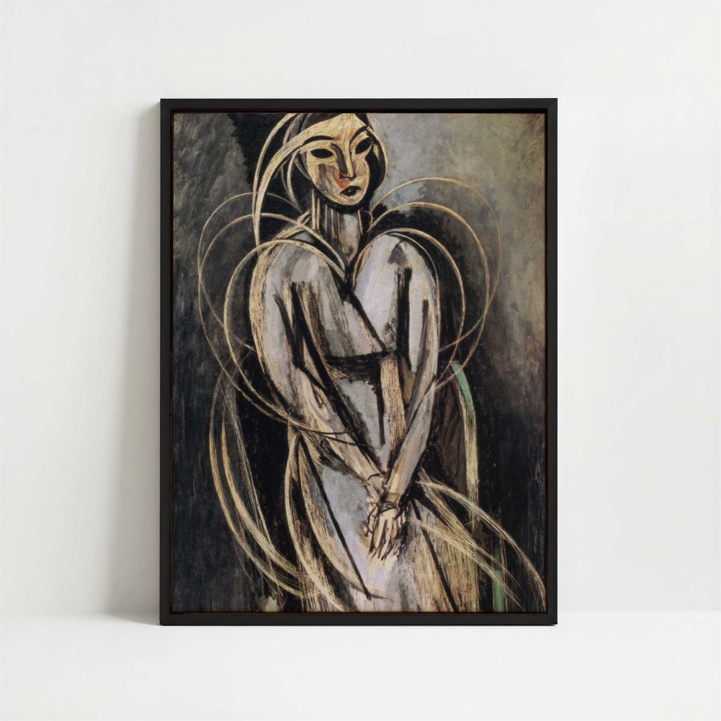 Framed Canvas - Framed canvas in black frame
