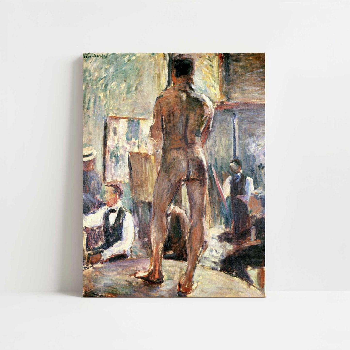 Male Nude in the Studio (1899) by Henri Matisse – Art Print - Unframed art print