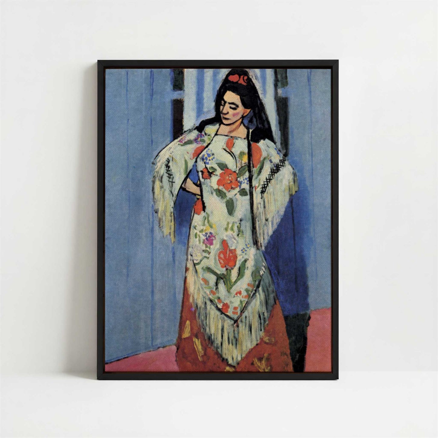 Framed Canvas - Framed canvas in black frame