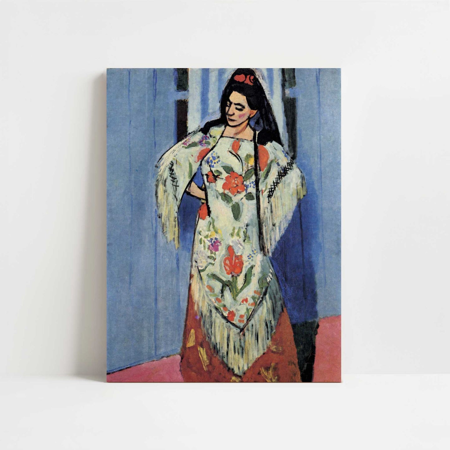 Manila Shawl (1911) by Henri Matisse – Art Print - Unframed art print