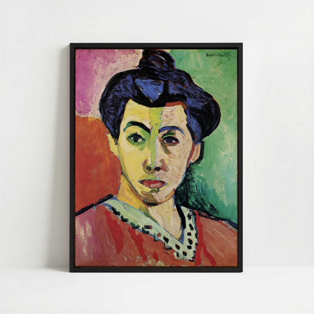 Framed Canvas - Framed canvas in black frame