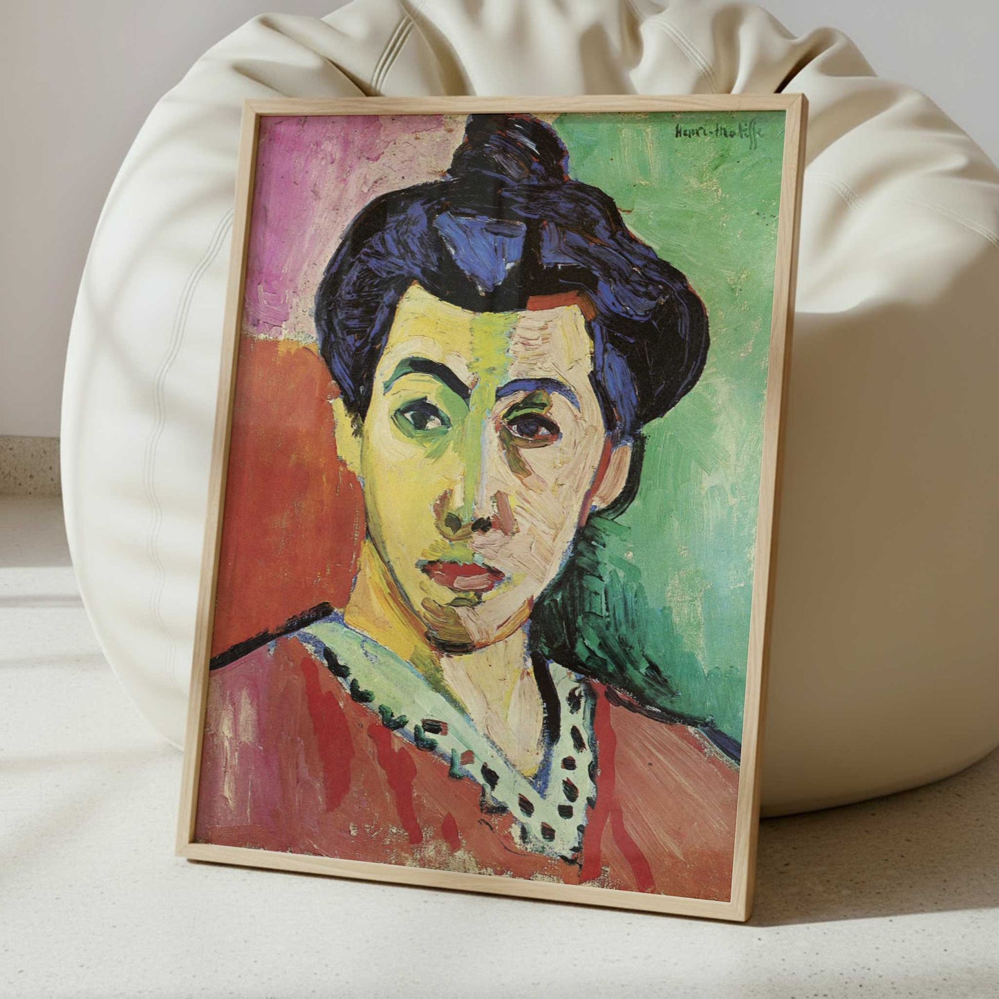 Mme Matisse, The Green Line (1905) by Henri Matisse – Art Print - Interior inspiration