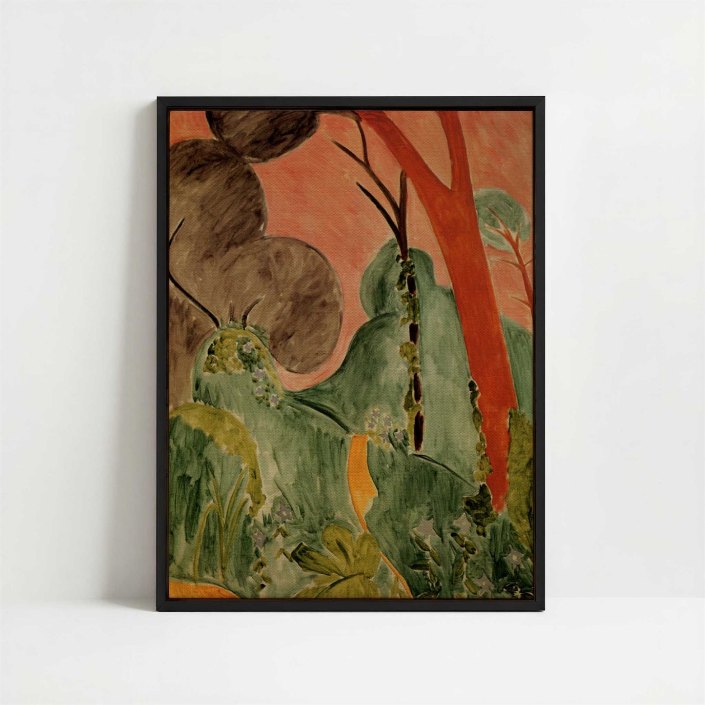 Framed Canvas - Framed canvas in black frame