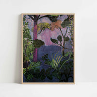 Moroccan Landscape (Acanthus) (1912) by Henri Matisse – Art Print - Art print in oak frame