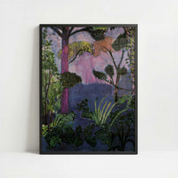 Moroccan Landscape (Acanthus) (1912) by Henri Matisse – Art Print - Art print in black frame