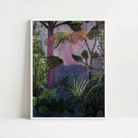 Moroccan Landscape (Acanthus) (1912) by Henri Matisse – Art Print - Art print in white frame