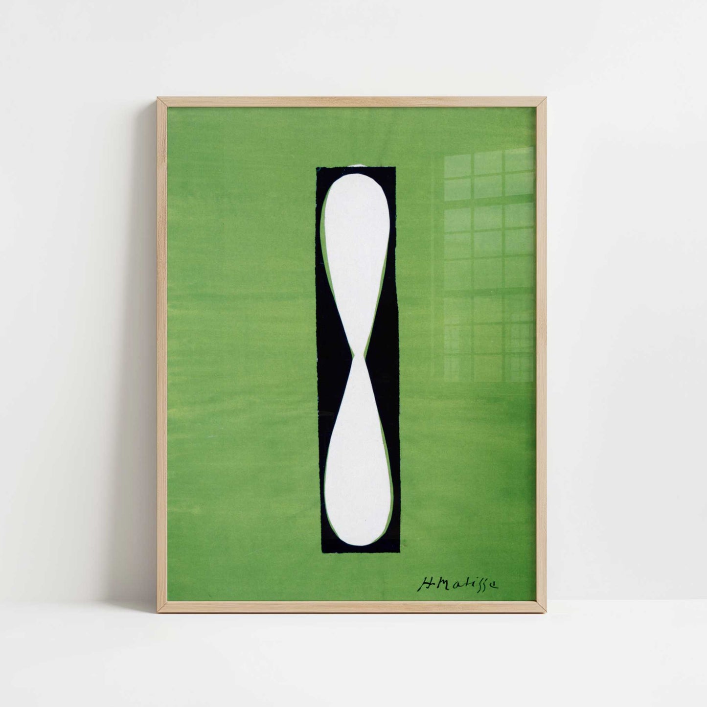 Motif-L'helice (1945) by Henri Matisse – Art Print - Art print in oak frame