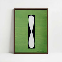 Framed Canvas - Framed canvas in dark wood color frame