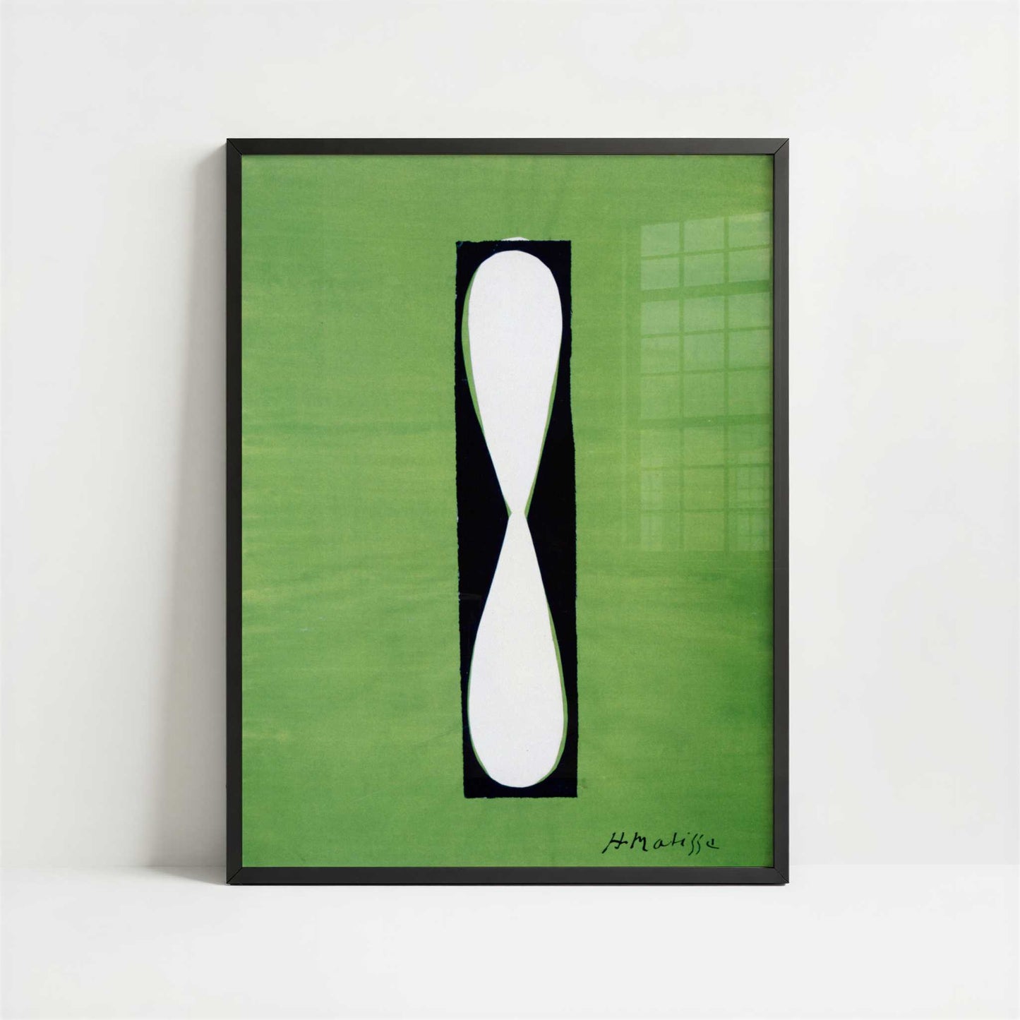 Motif-L'helice (1945) by Henri Matisse – Art Print - Art print in black frame