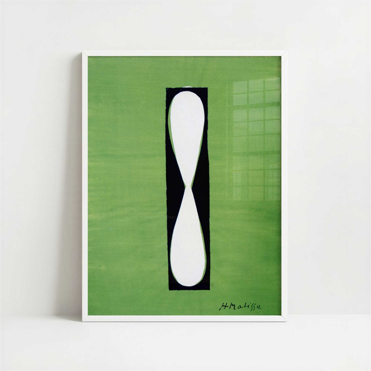 Motif-L'helice (1945) by Henri Matisse – Art Print - Art print in white frame