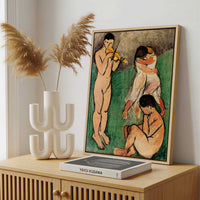 Framed Canvas - Framed canvas in a stylish interior setting