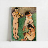 Music (1907) by Henri Matisse – Art Print - Art print in white frame