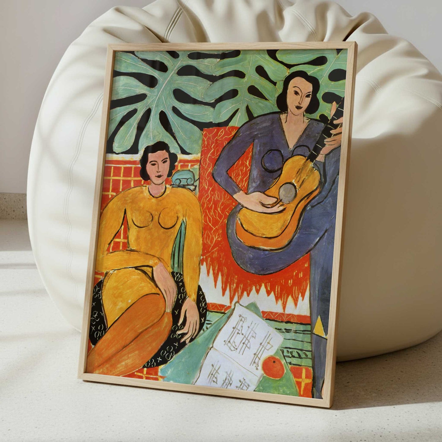 Music (1939) by Henri Matisse – Art Print - Interior inspiration