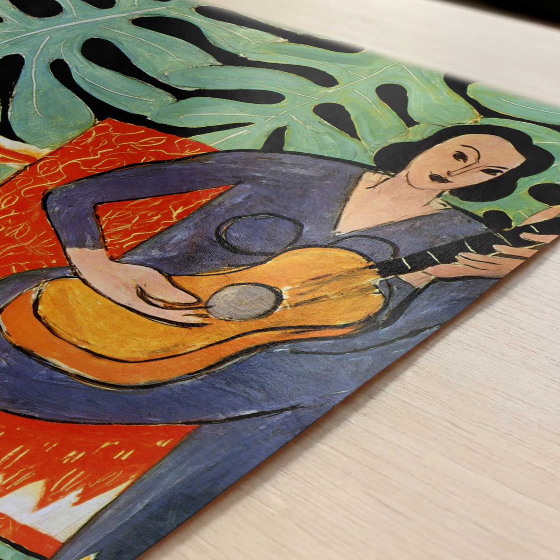 Music (1939) by Henri Matisse – Art Print - Close-up detail of the art print